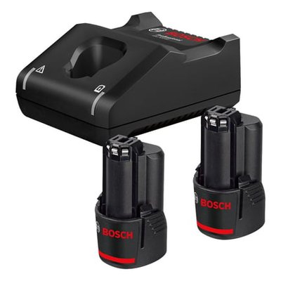 Pack De 2 Batteries Gba 12v 3.0ah + Chargeur Gal 12v-40 - 1600a019rd BOSCH