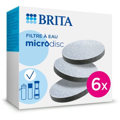 Cartouche filtrante Pack 6 MICRODISCS Filtrants BRITA