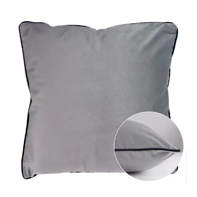 Housse de coussin polyester antitache VELOURS UNI GARNIER-THIEBAUT