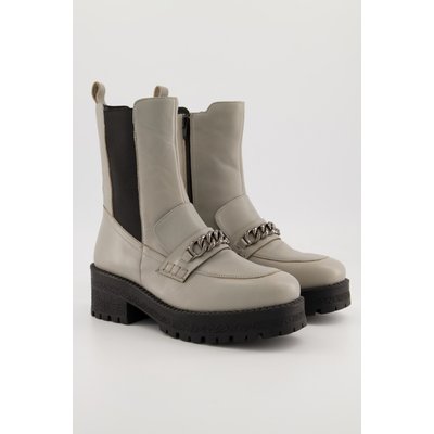 Bottines Chelsea en cuir, chaîne ULLA POPKEN