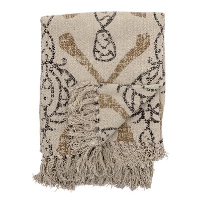 Plaid en coton 160x130 cm BLOOMINGVILLE