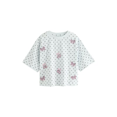 T-shirt orné de perles NEXT