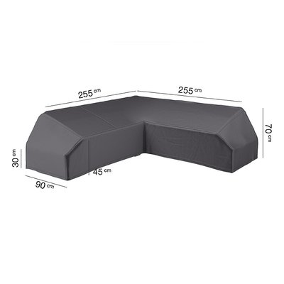 Garden Platform Cover 255x255x90xH30/45/70cm AEROCOVER