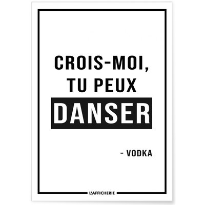 Affiche 'Crois-moi, tu peux danser' L'AFFICHERIE