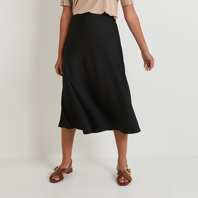 Jupe satin unie GRAIN DE MALICE