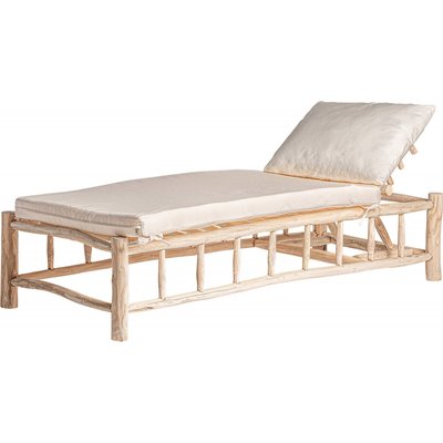 Chaise longue en teck, Atibo RECOLLECTION