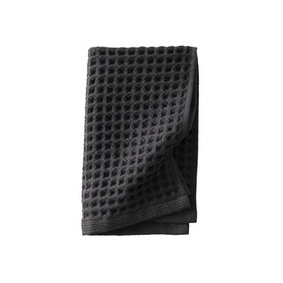 Serviette invité coton bio QUADRO CARRE BLANC