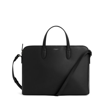 Porte documents 1 soufflet 14" en cuir grainé SOPHIE LE TANNEUR
