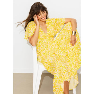 Robe imprimée décolleté dos PROMOD