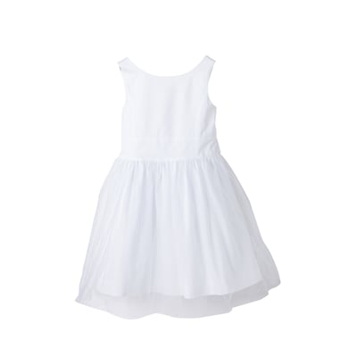 Robe de cérémonie en satin et tulle VERTBAUDET