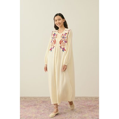 Robe longue brodée manches longues DJINALIA LOUISE MISHA