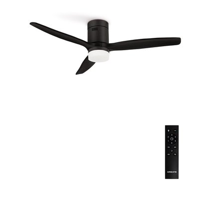 Ventilateur de plafond avec pales techniques en ABS avec lumière et télécommande WIND CALM CREATE
