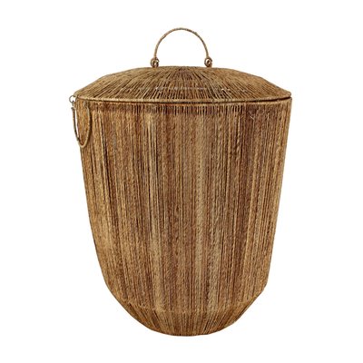 Panier en jute avec couvercle et poignées NOW'S HOME