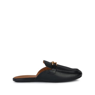 Palmaria Leather Loafer Mules GEOX