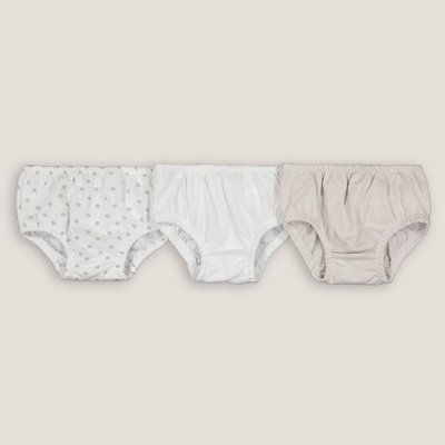 Lot de 3 culottes, volants au dos LA REDOUTE COLLECTIONS