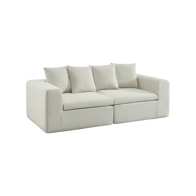 Canapé modulable tissu chenille 3 places MOVI SWEEEK