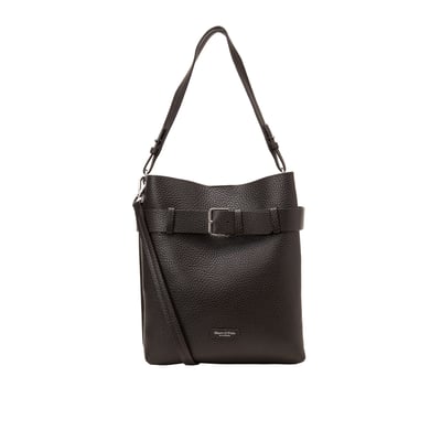 Sac Hobo modèle Brinja, taille moyenne en cuir de vachette grainé MARC O'POLO