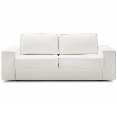 Canapé convertible express 3 places en tissu bouclé - DARIO HOMIFAB