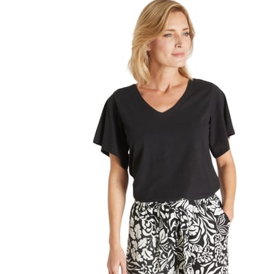Tee-shirt dentelle au dos DAXON