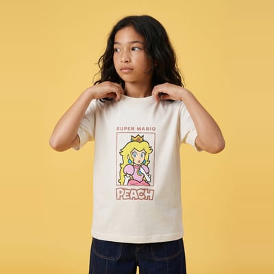T-shirt MARIO manches courtes imprimé en coton BIO GOTS MONOPRIX
