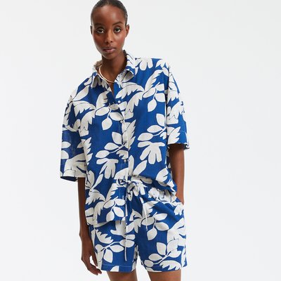 Chemise oversize imprimée, manches aux coudes LA REDOUTE COLLECTIONS