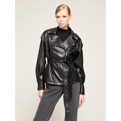 Blouson clou large avec ceinture MOTIVI