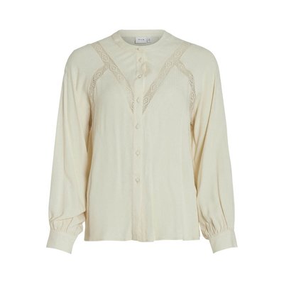 Bluse mit Stehkragen und Spitzendetails VILA