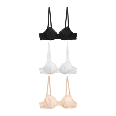 Soutien-gorge confort coton, lot de 3 NEXT