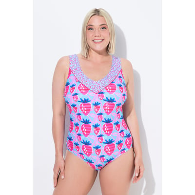 Maillot de bain à bonnets souples. Motif ULLA POPKEN