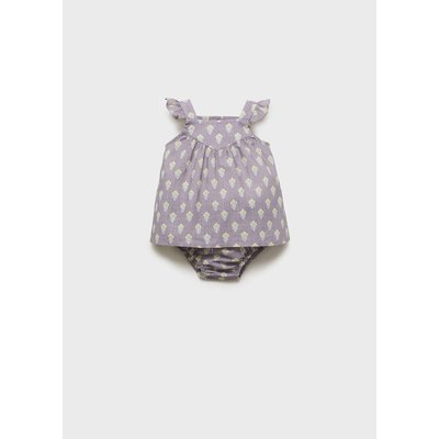 Robe et culotte imprimées MANGO BABY