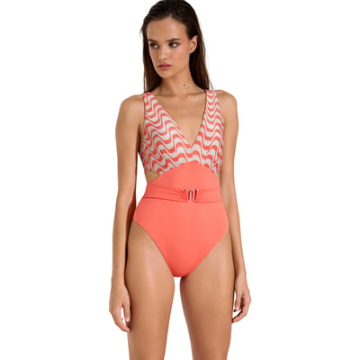 Maillot de bain une pièce monokini préformé sans armatures Iceland LISCA
