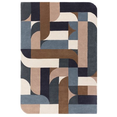Tapis moderne tufté main en laine JINGA NOVATREND