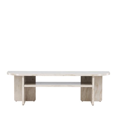 Meuble TV effet marbre L140cm- ALESUND VENTURE HOME