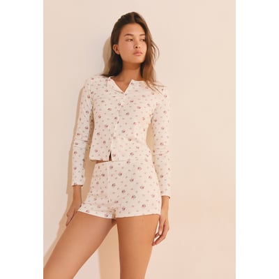 Short de pyjama à motif fleuri BAYALINE ETAM