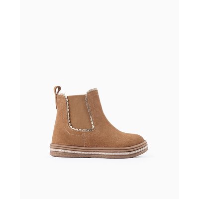 Bottines daim, fermeture à glissière ISTANBUL ZIPPY