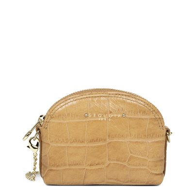 Pochette zippée HANDLE CROCO SEQUOIA