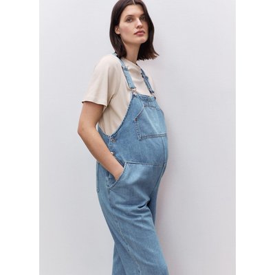 Salopette de grossesse en jean MANGO