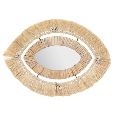 Miroir raphia Tropi 43x29 ATMOSPHERA