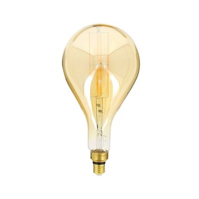 Ampoule Led Déco Goutte Giant (xxl) Au Verre Ambré, Culot E27, 8w Cons. (60w Eq.), 800 Lumens, Lumière Blanc Chaud XANLITE