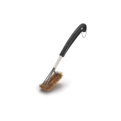 Brosse barbecue manche en  laiton  et brosse cuivre 62062 NAPOLEON