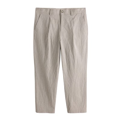Pantalon de costume relaxed en coton mélangé NEXT