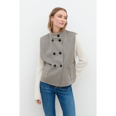 Poncho ample col montant HACABAN CAROLL