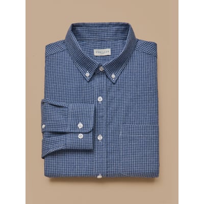 Chemise flanelle carreaux  - coupe contemporaine CYRILLUS