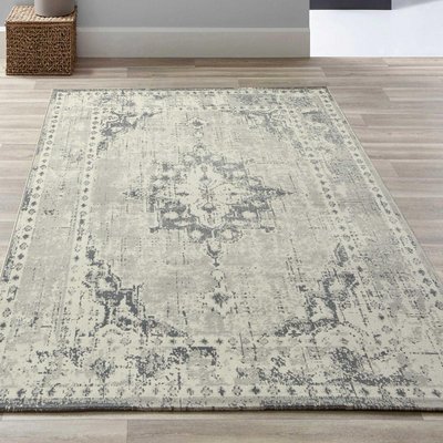 Tapis salon et chambre tissé motif oriental LUMIN 1 UN AMOUR DE TAPIS