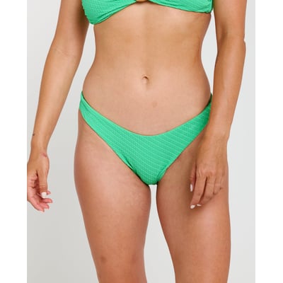 Bas de maillot de bain taille haute tanga Custom Rib RIP CURL