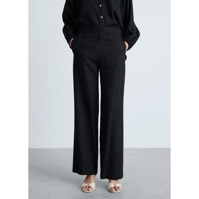 Pantalon droit à rayures MANGO
