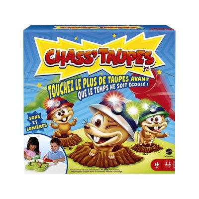 Mattel games - chass’taupes - jeu d’arcade avec maillets - jeu enfant - 4 ans et + MATTEL GAMES