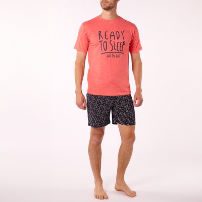 Pyjashort homme SIESTA corail ALAN BROWN