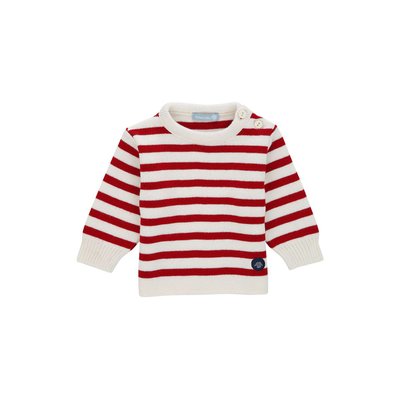 Pull marin col rond à boutons FOUESNANT BABY ARMOR-LUX