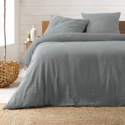 Housse de couette + taies Gaze de coton tendance DOUCEUR D'INTÉRIEUR